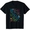 imageMinecraft Group Shot Rainbow Collage TShirtBlack
