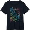 imageMinecraft Group Shot Rainbow Collage TShirtBlack