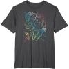 imageMinecraft Group Shot Rainbow Collage TShirtDark Heather Grey