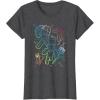 imageMinecraft Group Shot Rainbow Collage TShirtDark Heather Grey