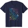 imageMinecraft Group Shot Rainbow Collage TShirtNavy Blue