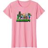 imageMinecraft UnisexAdults Kids TShirt Skeleton Grey Small Short Sleeve Crew Neck Modern Graphic Design LightweightPink