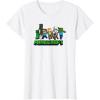 imageMinecraft UnisexAdults Kids TShirt Skeleton Grey Small Short Sleeve Crew Neck Modern Graphic Design LightweightWhite