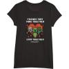 imageMinecraft Valentines Day Friends That Mine Together Mobs TShirtBlack