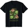 imageMinecraft Wild Frogs And Slimes Hanging Around In Swamp TShirtBlack