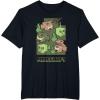 imageMinecraft Wild Frogs And Slimes Hanging Around In Swamp TShirtBlack