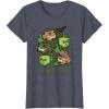 imageMinecraft Wild Frogs And Slimes Hanging Around In Swamp TShirtHeather Blue