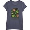 imageMinecraft Wild Frogs And Slimes Hanging Around In Swamp TShirtHeather Blue