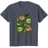 imageMinecraft Wild Frogs And Slimes Hanging Around In Swamp TShirtHeather Blue