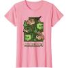 imageMinecraft Wild Frogs And Slimes Hanging Around In Swamp TShirtPink