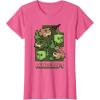 imageMinecraft Wild Frogs And Slimes Hanging Around In Swamp TShirtPink Heather