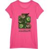 imageMinecraft Wild Frogs And Slimes Hanging Around In Swamp TShirtPink Heather