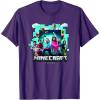 imageA Minecraft Movie Adventure Gang Main Characters Group Shot TShirtPurple