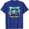 imageA Minecraft Movie Adventure Gang Main Characters Group Shot TShirtRoyal Blue