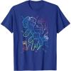 imageMinecraft Group Shot Rainbow Collage TShirtRoyal Blue