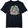 imageA Minecraft Movie Main Characters Group Shot Cartoon Style TShirtBlack