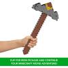 imageMattel Minecraft Sword and Pickaxe 2in1 Toy ButtonActivated Click and Switch RolePlay Accessory Inspired by A Minecraft Movie