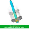 imageMattel Minecraft Sword and Pickaxe 2in1 Toy ButtonActivated Click and Switch RolePlay Accessory Inspired by A Minecraft Movie