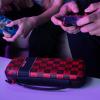 imagePDP REALMz Nintendo Switch Travel Case Plus GLOW with Wrist Strap Builtin Stand ampamp Game Storage Pockets Officially Licensed Minecraft Forest Battle Glow in the DarkSuper Icon Glow