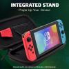 imagePDP REALMz Nintendo Switch Travel Case Plus GLOW with Wrist Strap Builtin Stand ampamp Game Storage Pockets Officially Licensed Minecraft Forest Battle Glow in the DarkMario 1UP GLOW