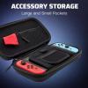 imagePDP REALMz Nintendo Switch Travel Case Plus GLOW with Wrist Strap Builtin Stand ampamp Game Storage Pockets Officially Licensed Minecraft Forest Battle Glow in the DarkBoo Hoo GLOW