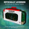 imagePDP REALMz Nintendo Switch Travel Case Plus GLOW with Wrist Strap Builtin Stand ampamp Game Storage Pockets Officially Licensed Minecraft Forest Battle Glow in the DarkMinecraft Forest Battle