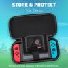 imagePDP REALMz Nintendo Switch Travel Case Plus GLOW with Wrist Strap Builtin Stand ampamp Game Storage Pockets Officially Licensed Minecraft Forest Battle Glow in the DarkMario Escape