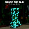 imagePDP REALMz Nintendo Switch Travel Case Plus GLOW with Wrist Strap Builtin Stand ampamp Game Storage Pockets Officially Licensed Minecraft Forest Battle Glow in the DarkMinecraft Forest Battle