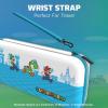 imagePDP REALMz Nintendo Switch Travel Case Plus GLOW with Wrist Strap Builtin Stand ampamp Game Storage Pockets Officially Licensed Minecraft Forest Battle Glow in the DarkMario Escape