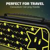 imagePDP REALMz Nintendo Switch Travel Case Plus GLOW with Wrist Strap Builtin Stand ampamp Game Storage Pockets Officially Licensed Minecraft Forest Battle Glow in the DarkSuper Star Glow