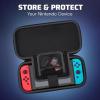 imagePDP REALMz Nintendo Switch Travel Case Plus GLOW with Wrist Strap Builtin Stand ampamp Game Storage Pockets Officially Licensed Minecraft Forest Battle Glow in the DarkBoo Hoo GLOW