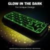 imagePDP REALMz Nintendo Switch Travel Case Plus GLOW with Wrist Strap Builtin Stand ampamp Game Storage Pockets Officially Licensed Minecraft Forest Battle Glow in the DarkSuper Star Glow