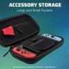 imagePDP REALMz Nintendo Switch Travel Case Plus GLOW with Wrist Strap Builtin Stand ampamp Game Storage Pockets Officially Licensed Minecraft Forest Battle Glow in the DarkTears of the Kingdom Glow