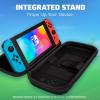imagePDP REALMz Nintendo Switch Travel Case Plus GLOW with Wrist Strap Builtin Stand ampamp Game Storage Pockets Officially Licensed Minecraft Forest Battle Glow in the DarkMario Escape
