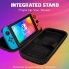 imagePDP REALMz Nintendo Switch Travel Case Plus GLOW with Wrist Strap Builtin Stand ampamp Game Storage Pockets Officially Licensed Minecraft Forest Battle Glow in the DarkStar Spectrum