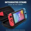 imagePDP REALMz Nintendo Switch Travel Case Plus GLOW with Wrist Strap Builtin Stand ampamp Game Storage Pockets Officially Licensed Minecraft Forest Battle Glow in the DarkLink Hero Glow