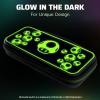 imagePDP REALMz Nintendo Switch Travel Case Plus GLOW with Wrist Strap Builtin Stand ampamp Game Storage Pockets Officially Licensed Minecraft Forest Battle Glow in the DarkMario 1UP GLOW