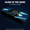 imagePDP REALMz Nintendo Switch Travel Case Plus GLOW with Wrist Strap Builtin Stand ampamp Game Storage Pockets Officially Licensed Minecraft Forest Battle Glow in the DarkLink Hero Glow