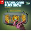 imagePDP REALMz Nintendo Switch Travel Case Plus GLOW with Wrist Strap Builtin Stand ampamp Game Storage Pockets Officially Licensed Minecraft Forest Battle Glow in the DarkPurah Pad 3D Glow