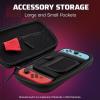 imagePDP REALMz Nintendo Switch Travel Case Plus GLOW with Wrist Strap Builtin Stand ampamp Game Storage Pockets Officially Licensed Minecraft Forest Battle Glow in the DarkSuper Icon Glow