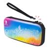 imagePDP REALMz Nintendo Switch Travel Case Plus GLOW with Wrist Strap Builtin Stand ampamp Game Storage Pockets Officially Licensed Minecraft Forest Battle Glow in the DarkStar Spectrum
