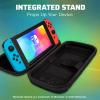 imagePDP REALMz Nintendo Switch Travel Case Plus GLOW with Wrist Strap Builtin Stand ampamp Game Storage Pockets Officially Licensed Minecraft Forest Battle Glow in the DarkMario Kart Racers
