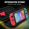 imagePDP REALMz Nintendo Switch Travel Case Plus GLOW with Wrist Strap Builtin Stand ampamp Game Storage Pockets Officially Licensed Minecraft Forest Battle Glow in the DarkSuper Star Glow