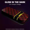 imagePDP REALMz Nintendo Switch Travel Case Plus GLOW with Wrist Strap Builtin Stand ampamp Game Storage Pockets Officially Licensed Minecraft Forest Battle Glow in the DarkSuper Icon Glow