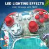 imagePDP REALMz Wireless Nintendo Switch Pro Controller Customizable LED 40 Hour Rechargeable Battery PowerOfficially Licensed by Nintendo Minecraft Steve Forest BiomeKnuckles
