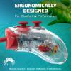 imagePDP REALMz Wireless Nintendo Switch Pro Controller Customizable LED 40 Hour Rechargeable Battery PowerOfficially Licensed by Nintendo Minecraft Steve Forest BiomeKnuckles