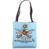 imageA Minecraft Movie Steve And Garret Flying Using Elytras Tote Bag