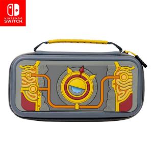 imagePDP REALMz Nintendo Switch Travel Case Plus GLOW with Wrist Strap Builtin Stand ampamp Game Storage Pockets Officially Licensed Minecraft Forest Battle Glow in the DarkPurah Pad 3D Glow