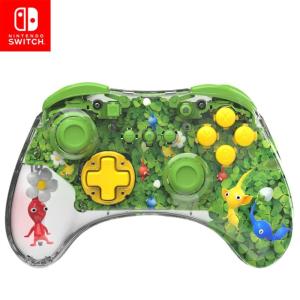 imagePDP REALMz Wireless Nintendo Switch Pro Controller Customizable LED 40 Hour Rechargeable Battery PowerOfficially Licensed by Nintendo Minecraft Steve Forest BiomePikmin