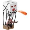 imageMattel Minecraft Action Figure Set Blast Attack Ghast with Lights Sounds Launcher ampamp Projectile Plus Piglin Warrior Inspired by The Movie